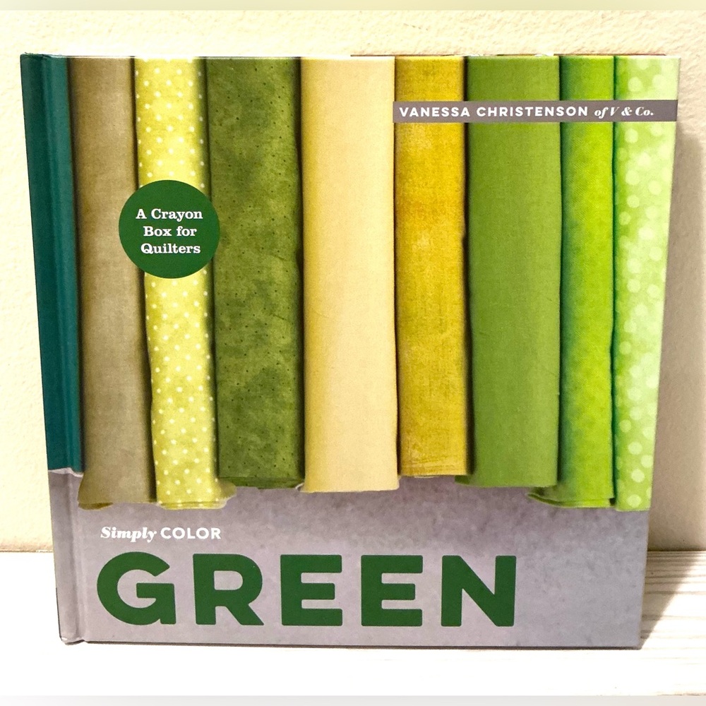 Simply Color Green Book by Vanessa Christenson
